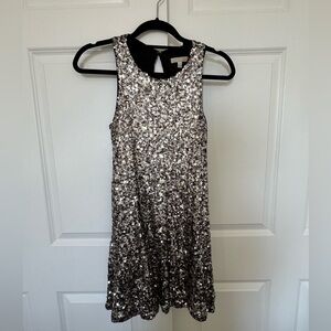 Sequin skater dress size Small